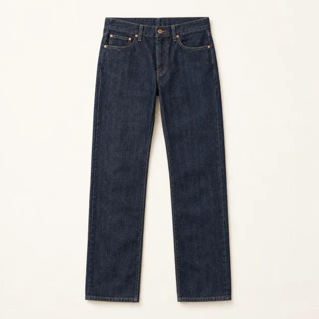Indigo Straight Leg Jeans