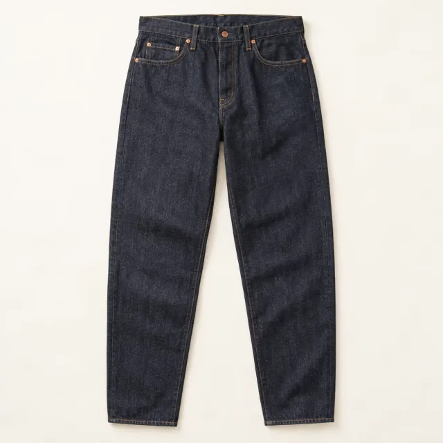 Raw Indigo Relaxed Taper Jeans