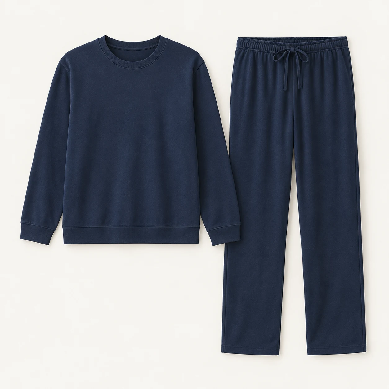 Navy Cotton Lounge Set