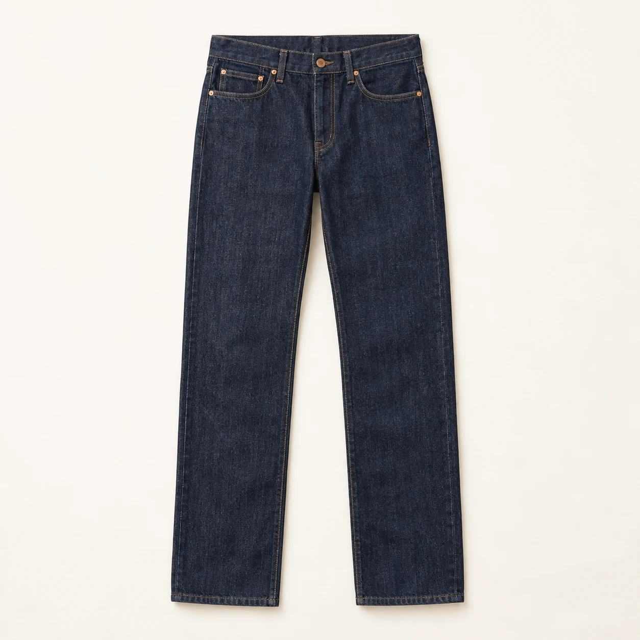 Indigo Straight Leg Jeans