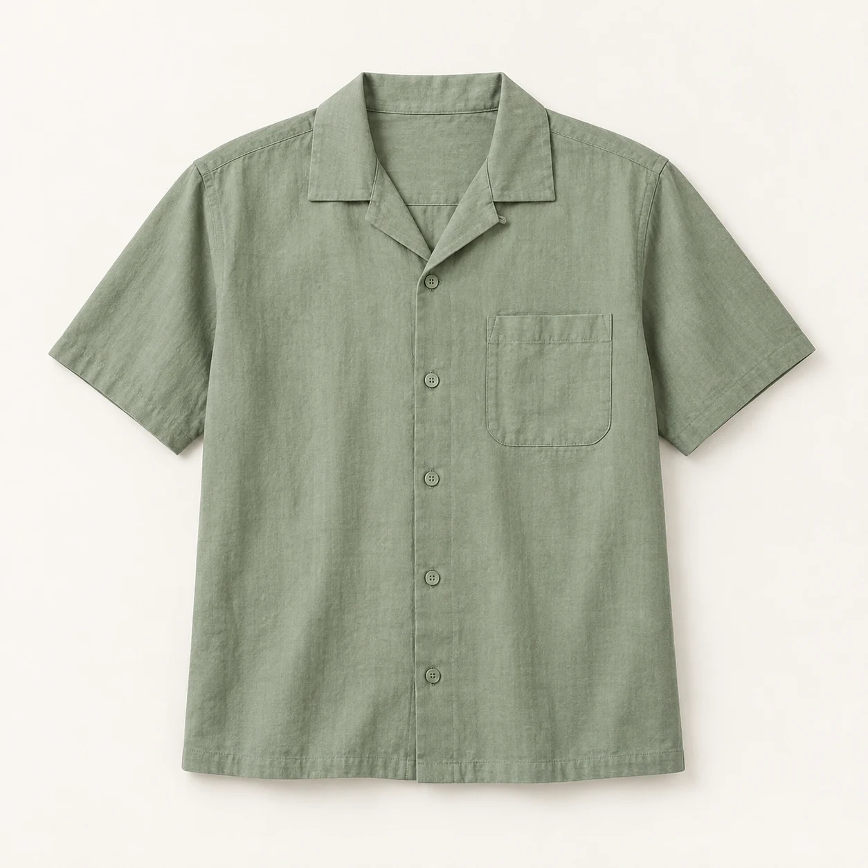 Sage Short Sleeve Camp Shirt