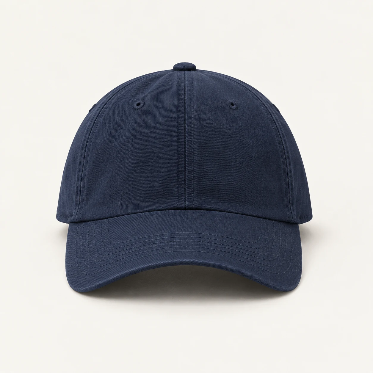 Navy Cotton Twill Cap