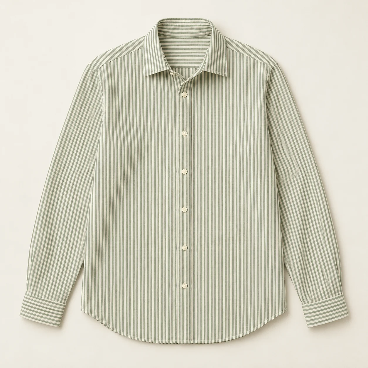Sage Fine Stripe Shirt